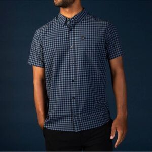 LAIRD men's air button down shirt (the harbour) - limited edition blue S